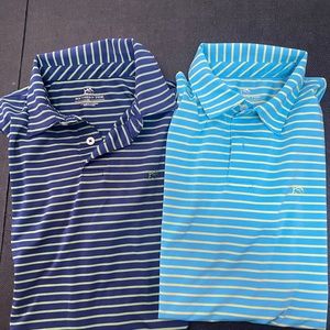 Lot of 2 Southern Tide boys performance Polo both size 16 Boys XL